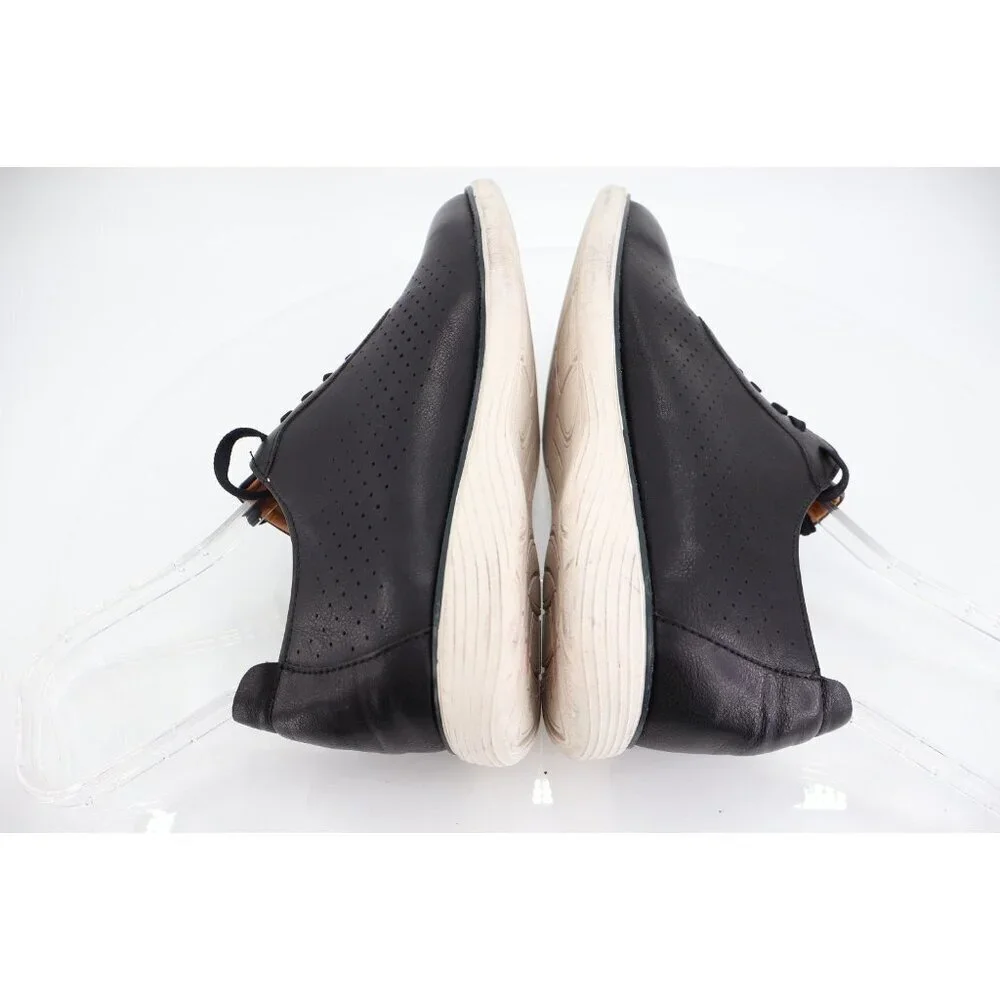 Members Only Men's Grand-02 Sneaker Size 13 Black Lace Up Vegan Shoe